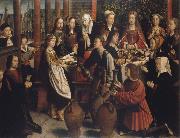 Gerard David The wedding to canons oil on canvas